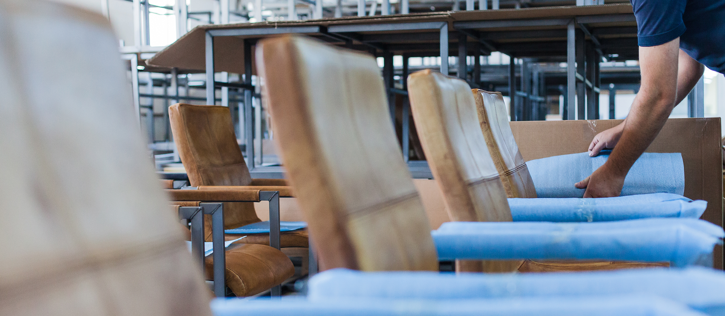 SORGFÄLTIGE VERPACKUNG vor dem Transport